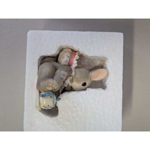 My Blushing Bunnies Blessings Pour Out with Friends Enesco Figurine Easter - Picture 4 of 6